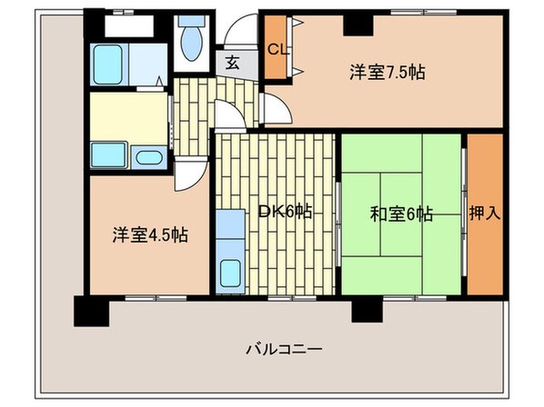 ＯＤＥＯＮⅡの物件間取画像